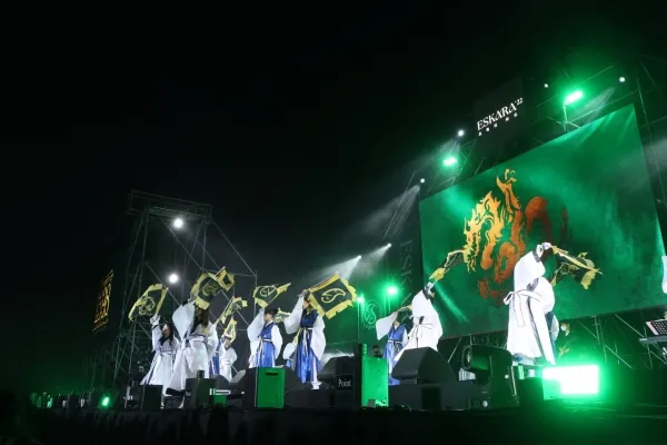 에스카라 축제 현장